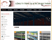 Tablet Screenshot of cokhitrungthanh.com